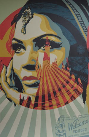 AcheterShepard Fairey - Target Exceptions - gesigneerd? Enchérissez de 1!