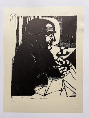 Dick Ket - Cassette met 12 linoleumdrukken kopen? Bied vanaf 250!