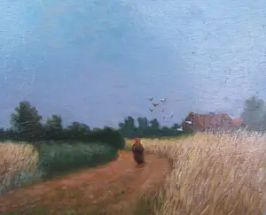 Jan van Lijnschooten - Korenveld bij Renkum kopen? Bied vanaf 50!