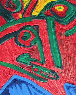 Bengt Lindstrom - Dierlijke figuren in abstractie verkocht voor € 275!