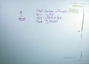 Jan Rood - Gemengde techniek op paneel, Vormen in ruimte (Groot) kopen? Bied vanaf 80!