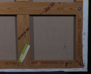 Robert Koekkoek - Acryl op doek, Groen trapezium (Zeer groot) kopen? Bied vanaf 1!