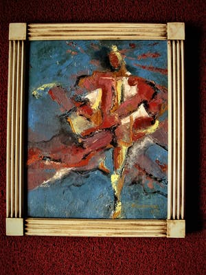 Niet of onleesbaar gesigneerd - Russisch ? expressionistisch olieverf "de Ballerina" gesigneerd Shukaev kopen? Bied vanaf 10!