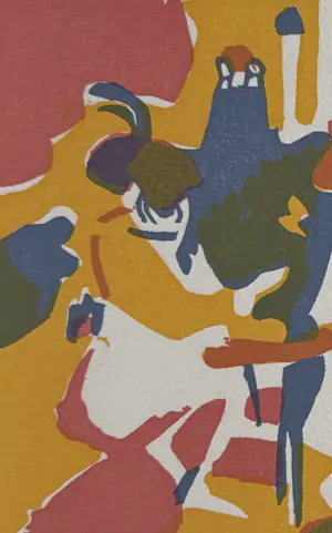 Wassily Kandinsky - Orientalisches. Original-Farbholzschnitt 1913, Werkverzeichnis Roethel 106 kopen? Bied vanaf 120!