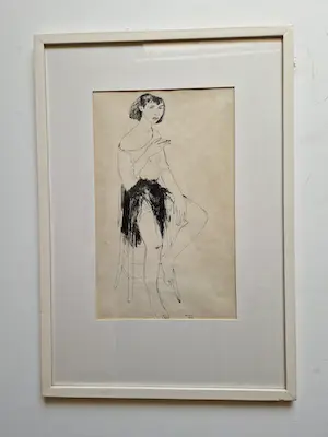 Dries van den Broeck - Vrouw op kruk (1946) kopen? Bied vanaf 75!