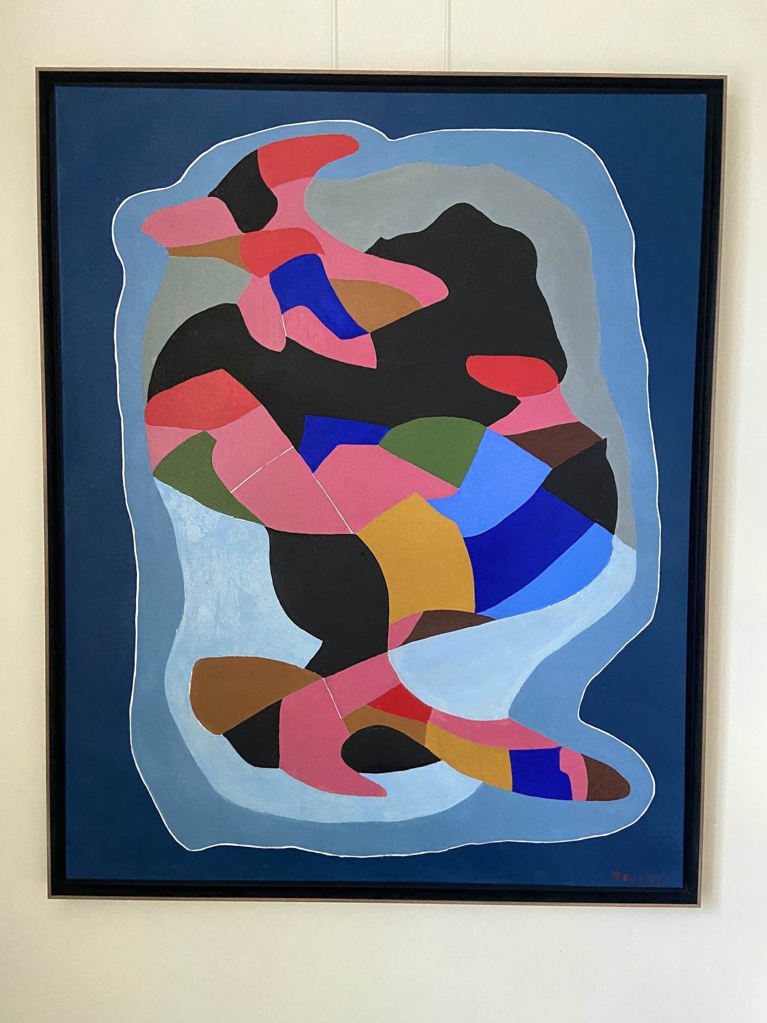 Jozef Mees - Abstracte compositie verkocht voor € 1500!