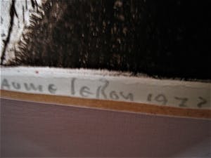 Guillaume Le Roy - Lyrisch Abstracte meerkleurige houtsnede (groot!) Kleine Oplage ! kopen? Bied vanaf 20!