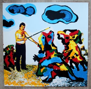Karel Appel - Kleurenzeefdruk de tovenaar handgesigneerd uit 1977 kopen? Bied vanaf 225!
