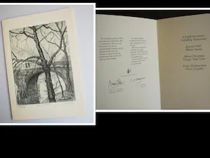 Buy Dick van Luijn - 3 boeken: 1x genumm. met prent/1x met 4 houtgravures + extra? Bid from 50!