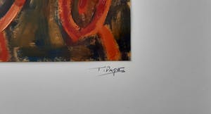 Ton Pape - Gouache - Geometrisch Abstract nr 148 kopen? Bied vanaf 35!