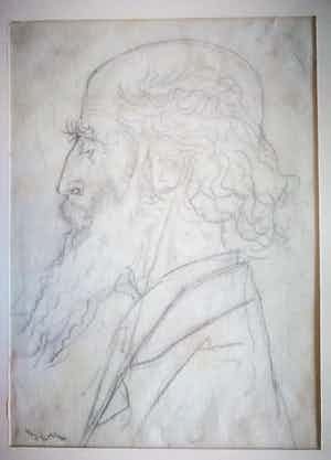 Willem van Konijnenburg - Portret man. verkocht voor € 59!