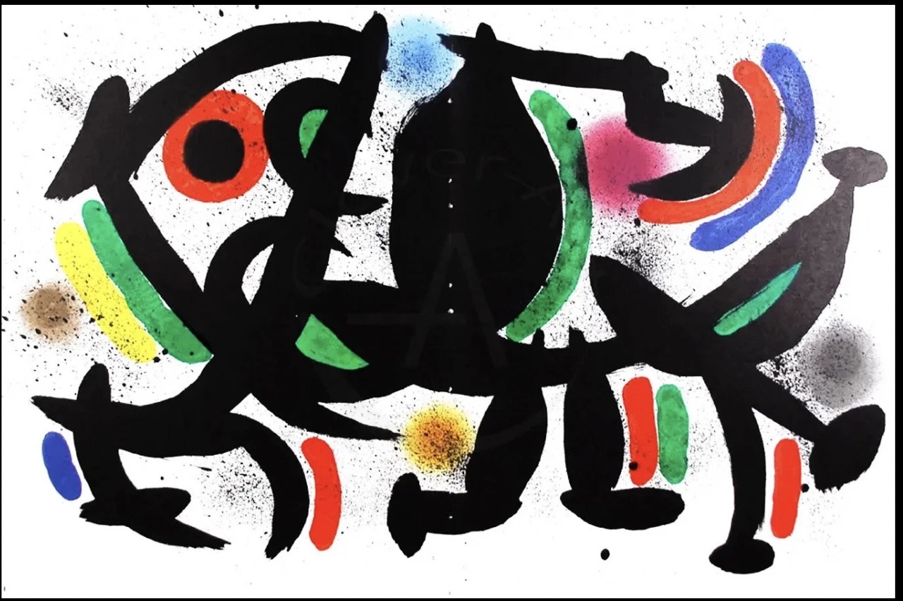AcheterJoan Miro - “Lithografie origineel VIII" Mourlot 864.? Enchérissez de 69!