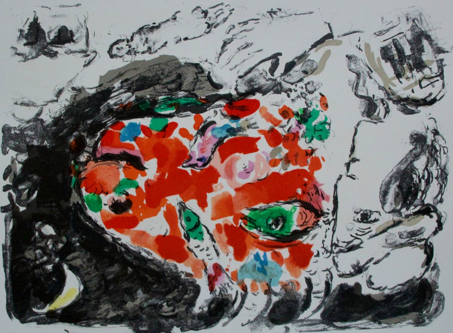 AcheterMarc Chagall - Litho: Derriere le Miroir - 1972? Enchérissez de 125!
