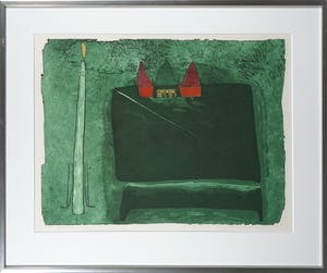 Michel van Overbeeke - Kleurenets met bladgoud, Body candle - Ingelijst kopen? Bied vanaf 50!