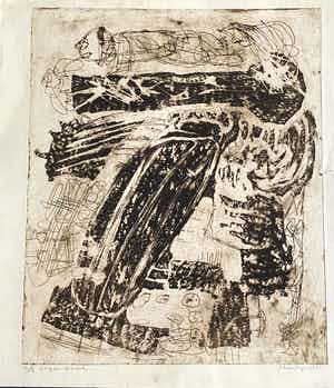 Jan Montyn - feest in het oerwoud 2/6 eigen druk 1962 verkocht voor € 50!