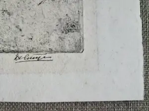 Dick van Luijn - Ets Ruiterbeeld kopen? Bied vanaf 25!