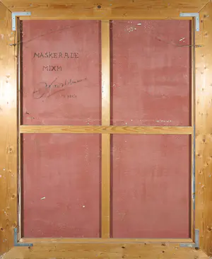 Paul Smulders - Olieverf op doek, Maskerade - Ingelijst (Groot) kopen? Bied vanaf 650!