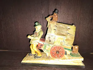 Tich VandenBalck - De orgeldraaier (ook wel L'Orgue de Barbarie in het Frans) (N80 Art Brabacon) kopen? Bied vanaf 40!