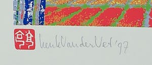 Henk van der Vet - Zeefdruk, Zonder titel kopen? Bied vanaf 1!