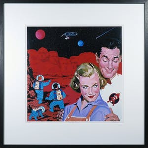 Alfred Degens - Lambdaprint, The Red Planet - Ingelijst kopen? Bied vanaf 35!