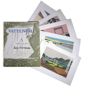 Lars Norrman - Portfolio met 5 litho's, VATTENFALL kaufen? Bieten Sie von 1!