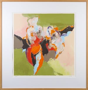 Peter Munnik - Zeefdruk, Zonder titel - Ingelijst kopen? Bied vanaf 40!