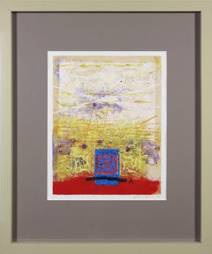 Piotr Konkel - Zeefdruk, Zonder titel - Ingelijst kopen? Bied vanaf 1!