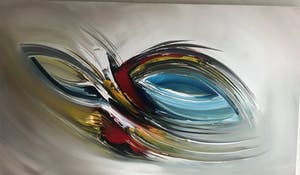 Gena - Abstract “ Storm” kopen? Bied vanaf 120!