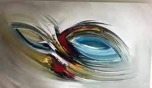 Gena - Abstract “ Storm” verkocht voor € 120!