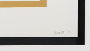 Sol LeWitt - Zeefdruk uit de serie 'Five Geometric Figures in Five Colors' - Ingelijst kopen? Bied vanaf 1!