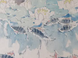 Niet of onleesbaar gesigneerd - Vissen in de sloot kopen? Bied vanaf 1!