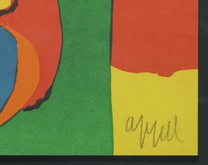 Karel Appel - Gesigneerde litho uit de uitgave Ariel 19 / Superpositions - Ingelijst kopen? Bied vanaf 1!