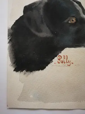 Jan van Riel - Hond. 'Polly'. 1951 kopen? Bied vanaf 69!