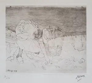 Jan Toorop - Complete portfolio met zeven collotypes kopen? Bied vanaf 250!