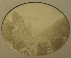 Carlos Relvas - Ingelijste foto , Bergen in Portugal – ca. 1875 kopen? Bied vanaf 1!