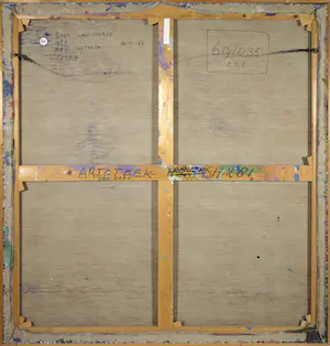 Peter van Oorde - Acrylverf op doek, Paard - Ingelijst (Zeer groot) kopen? Bied vanaf 1!