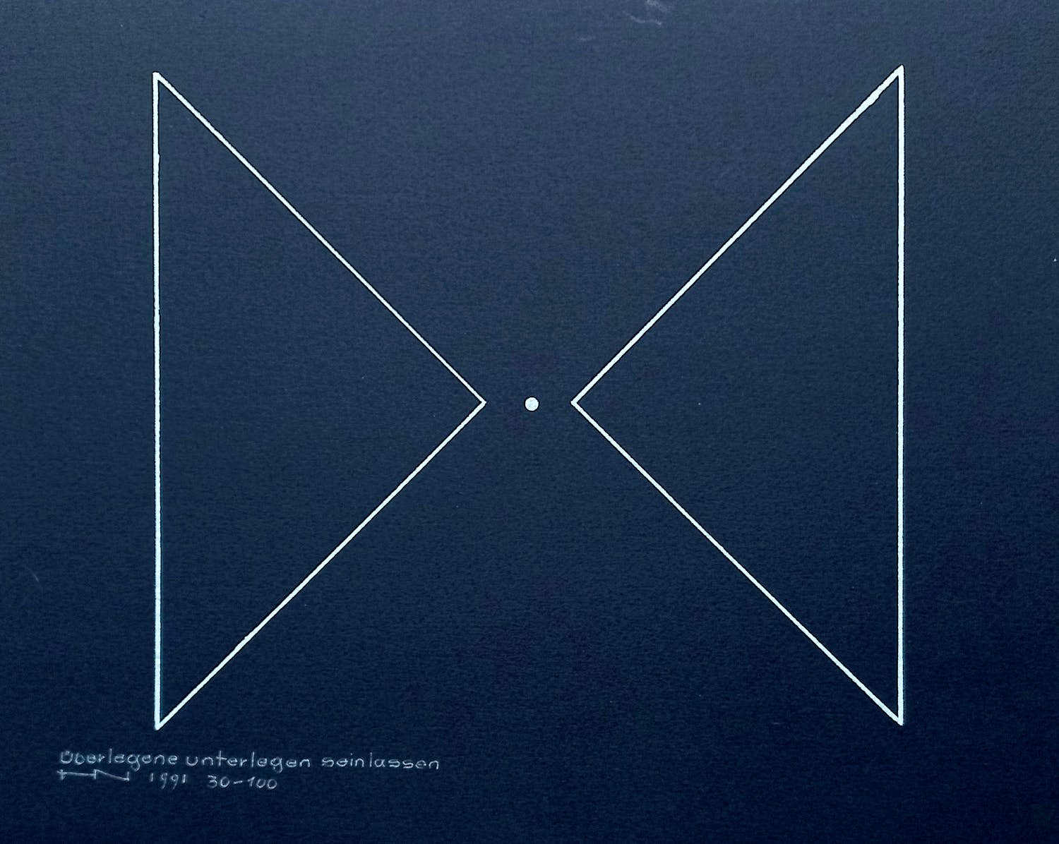 Heinrich Neuy - Überlegene unterlegen seinlassen, zeefdruk verkocht voor € 50!