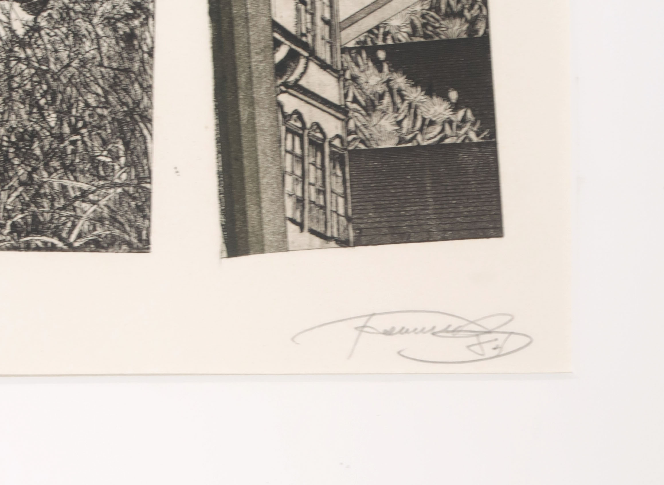 Niet of onleesbaar gesigneerd - Ets, Sfeerimpressie kopen? Bied vanaf 1!