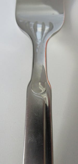 Niet of onleesbaar gesigneerd - Twaalf dinervorken bestek Orchidee van Raadvad uit Denemarken kopen? Bied vanaf 10!