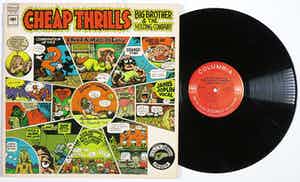 Robert Crumb - Gesigneerde LP-hoes, Big Brother & The Holding Company: Cheap Thrills verkocht voor € 1!