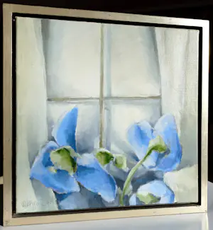 Fon Klement - La fenêtre, olieverf op doek (mooi ingelijst) kopen? Bied vanaf 625!