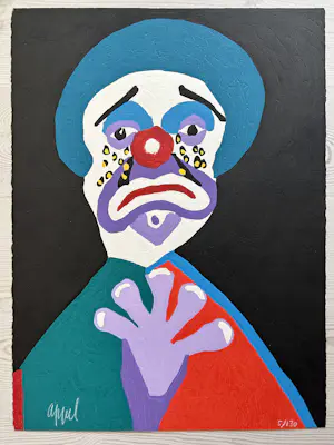 AcheterKarel Appel - Clown aux Larmes d’or? Enchérissez de 1699!