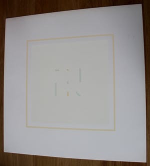 Antonio Calderara - Zeefdruk: Tempo, Spazio, Luce - 1975 kopen? Bied vanaf 80!