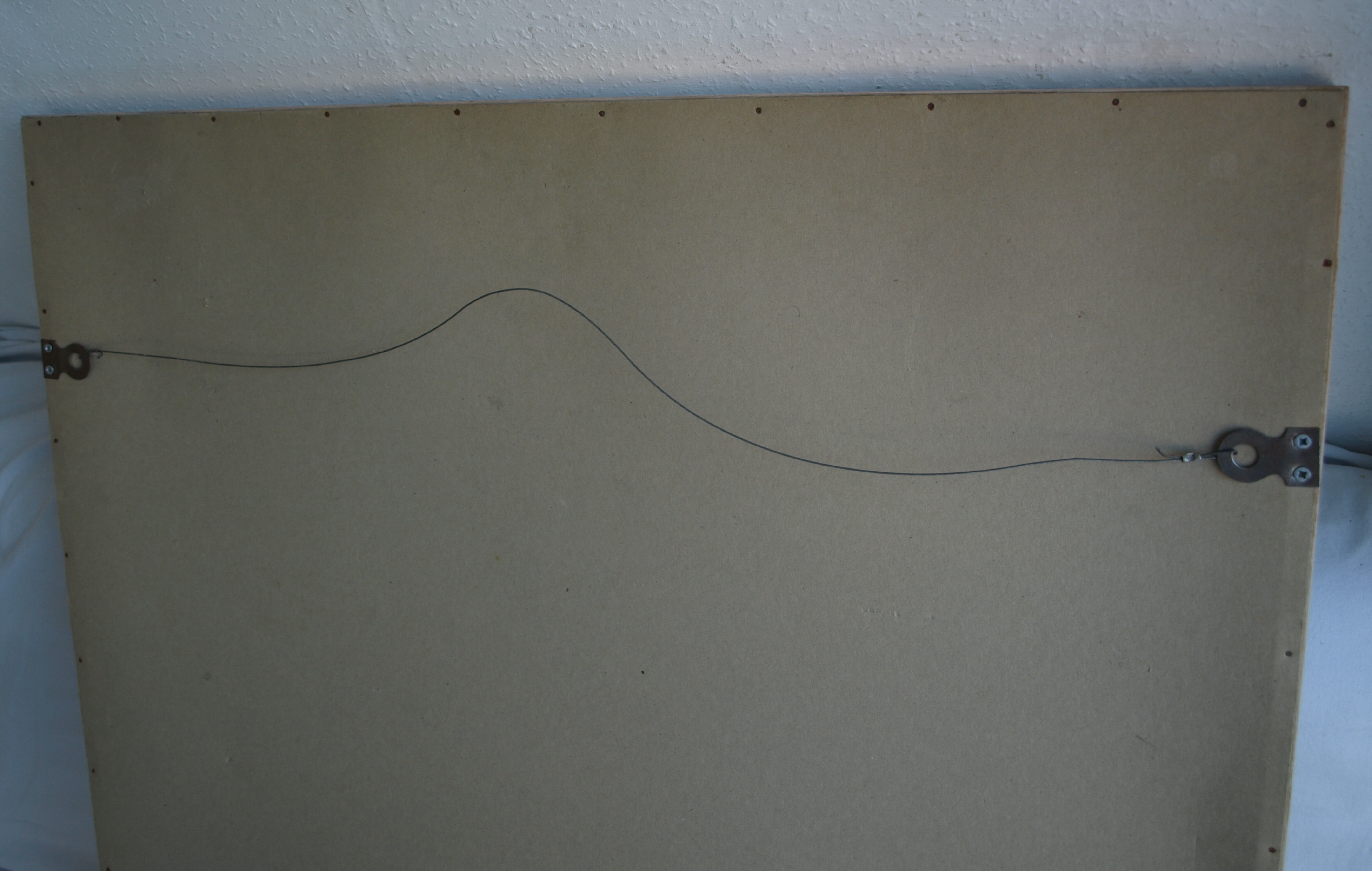 Niet of onleesbaar gesigneerd - Gouache , Abstract - gesigneerd & ingelijst - GROOT - 103 x 77 cm kopen? Bied vanaf 1!