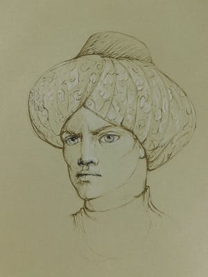 Leonor Fini - Homme avec turban kopen? Bied vanaf 25!