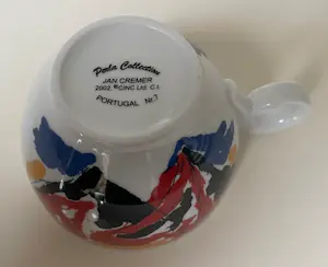 Jan Cremer - Vier porseleinen kop- en schotels voor Perla kopen? Bied vanaf 1!