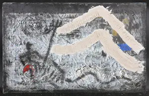 Hannes Postma - Gemengde techniek op doek, Zonder titel kopen? Bied vanaf 50!