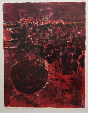 Corneille - gesigneerde litho ‘Terre africaine’ – 1959 - Donkersloot nr. 76. kopen? Bied vanaf 495!