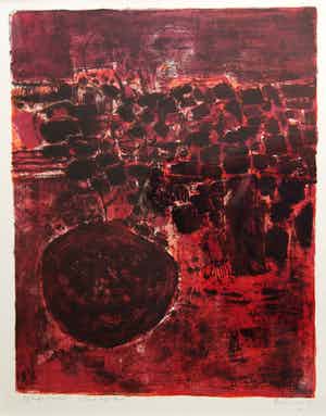 Corneille - gesigneerde litho ‘Terre africaine’ – 1959 - Donkersloot nr. 76. verkocht voor € 495!