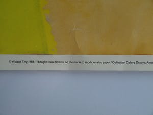 Walasse Ting - Gesigneerd affiche Gallery Delaive , I bought these Flowers on the Market - 1988 kopen? Bied vanaf 50!